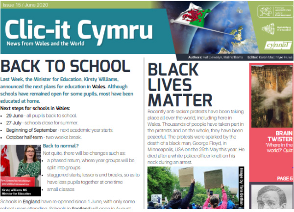 Clic-it- Cymru e-Newspaper poster